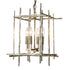Hubbardton Forge Tura 4 Light Small Chandelier Model: 101315-SKT-10