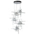 Hubbardton Forge Tura 5 Light Frosted Glass Pendant Model: 131128-SKT-LONG-05-YC0305