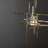 Hubbardton Forge Tura 5 Light Frosted Glass Pendant Model: 131128-SKT-LONG-05-YC0305