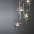 Hubbardton Forge Tura 5 Light Frosted Glass Pendant Model: 131128-SKT-LONG-20-YC0305