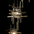 Hubbardton Forge Tura 5 Light Seeded Glass Pendant Model: 131126-SKT-LONG-05-II0728