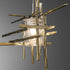 Hubbardton Forge Tura 5 Light Seeded Glass Pendant Model: 131126-SKT-LONG-05-II0728