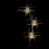 Hubbardton Forge Tura 5 Light Seeded Glass Pendant Model: 131126-SKT-LONG-05-II0728