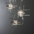 Hubbardton Forge Tura 5 Light Seeded Glass Pendant Model: 131126-SKT-LONG-89-II0728