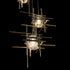 Hubbardton Forge Tura 5 Light Seeded Glass Pendant Model: 131126-SKT-LONG-89-II0728
