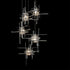 Hubbardton Forge Tura 5 Light Seeded Glass Pendant Model: 131126-SKT-STND-82-II0728