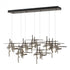 Hubbardton Forge Tura 7 Light Frosted Glass Rectangular Model: 131096-SKT-STND-86-YC0305