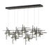 Hubbardton Forge Tura 7 Light Frosted Glass Rectangular Model: 131096-SKT-STND-86-YC0305