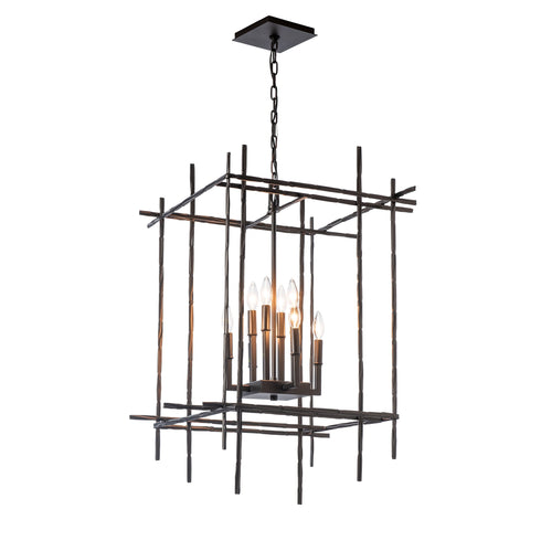 Hubbardton Forge Tura 8 Light Large Chandelier Model: 101317-SKT-14