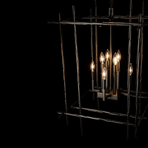 Hubbardton Forge Tura 8 Light Large Chandelier Model: 101317-SKT-14