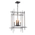 Hubbardton Forge Tura 8 Light Large Chandelier Model: 101317-SKT-20