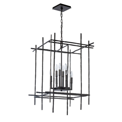 Hubbardton Forge Tura 8 Light Large Chandelier Model: 101317-SKT-20