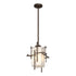 Hubbardton Forge Tura Outdoor Pendant in Coastal Oil Rubbed Bronze Finish Model: 363015-SKT-MULT-14-GG0093