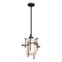 Hubbardton Forge Tura Outdoor Pendant in Coastal Oil Rubbed Bronze Finish Model: 363015-SKT-MULT-14-GG0093