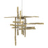 Hubbardton Forge Tura Seeded Glass Low Voltage Mini Pendant in Bronze Finish Model: 161184-SKT-STND-05-II0728