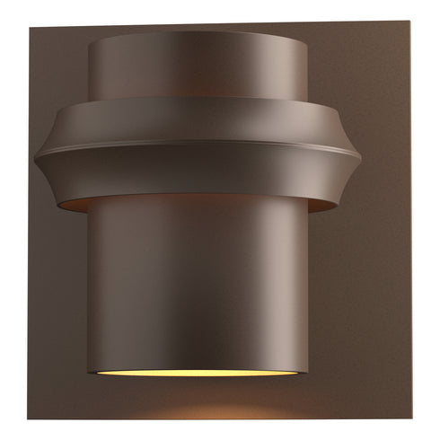 Hubbardton Forge Twilight Large Dark Sky Friendly Outdoor Sconce in Coastal Oil Rubbed Bronze Finish Model: 304905-SKT-14