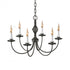 Hubbardton Forge Twist Basket 6 Arm Chandelier Model: 108060-SKT-03
