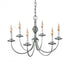 Hubbardton Forge Twist Basket 6 Arm Chandelier Model: 108060-SKT-03