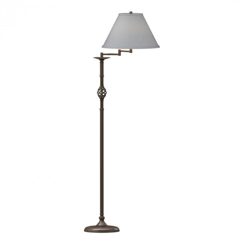 Hubbardton Forge Twist Basket Swing Arm Floor Lamp Model: 242160-SKT-05-SF1655