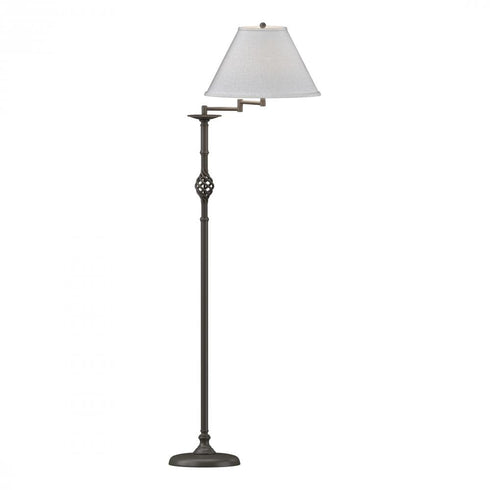 Hubbardton Forge Twist Basket Swing Arm Floor Lamp Model: 242160-SKT-05-SF1655