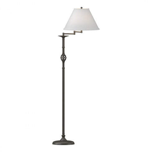 Hubbardton Forge Twist Basket Swing Arm Floor Lamp Model: 242160-SKT-05-SF1655