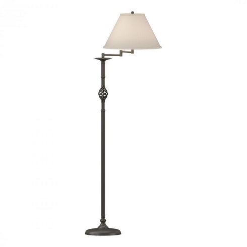 Hubbardton Forge Twist Basket Swing Arm Floor Lamp Model: 242160-SKT-05-SF1655