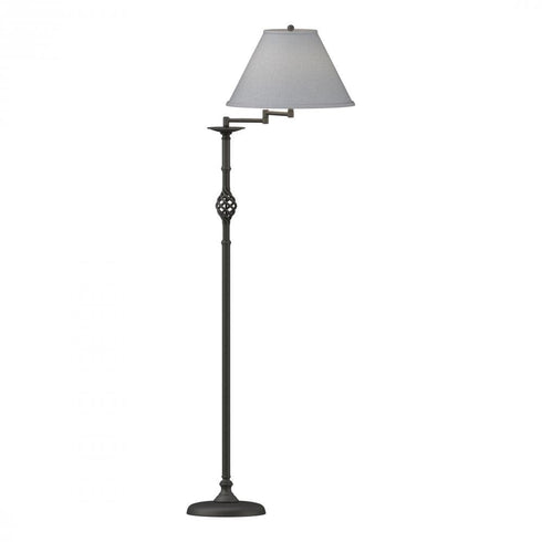 Hubbardton Forge Twist Basket Swing Arm Floor Lamp Model: 242160-SKT-05-SF1655