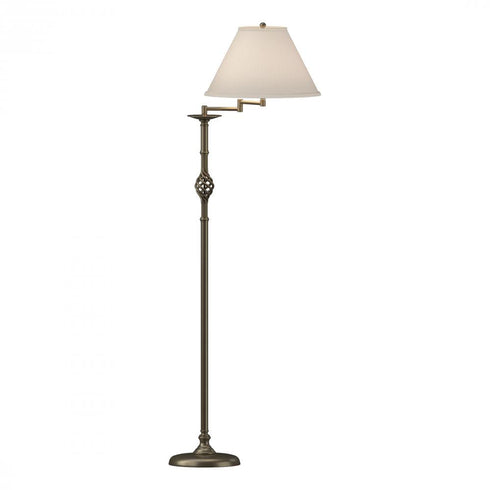 Hubbardton Forge Twist Basket Swing Arm Floor Lamp Model: 242160-SKT-05-SF1655