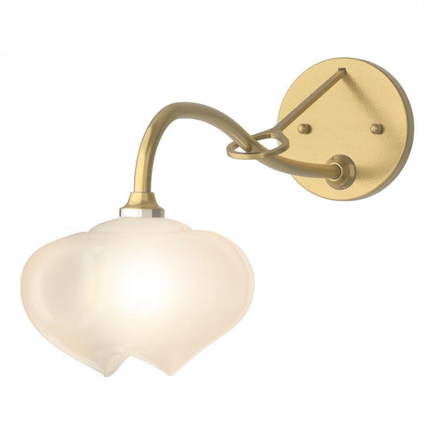 Hubbardton Forge Ume 1 Light Long Arm Sconce in Bronze Finish Model: 201371-SKT-05-FD0710