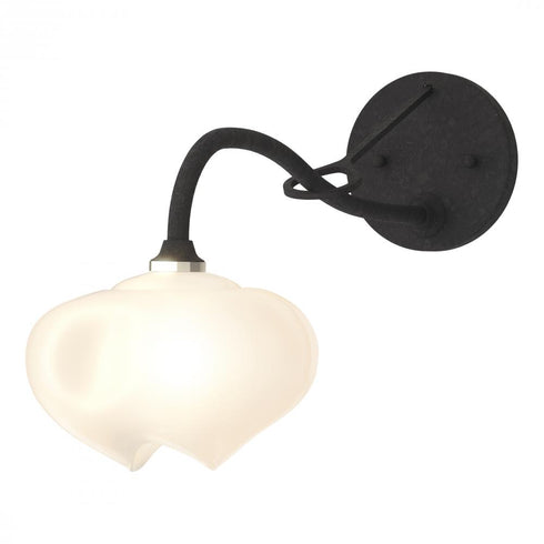 Hubbardton Forge Ume 1 Light Long Arm Sconce in Bronze Finish Model: 201371-SKT-05-FD0710