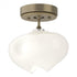 Hubbardton Forge Ume 1 Light Semi Flush in Bronze Finish Model: 121372-SKT-05-05-FD0710