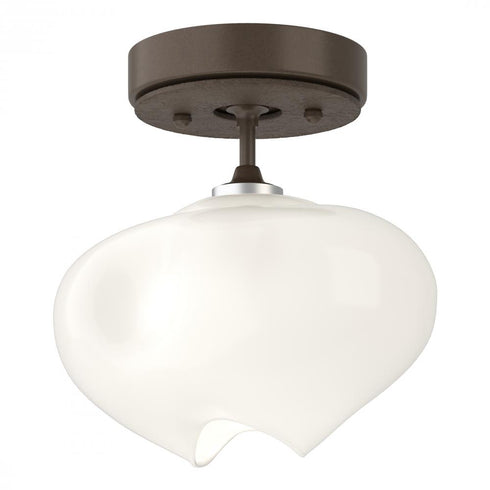 Hubbardton Forge Ume 1 Light Semi Flush in Bronze Finish Model: 121372-SKT-05-05-FD0710