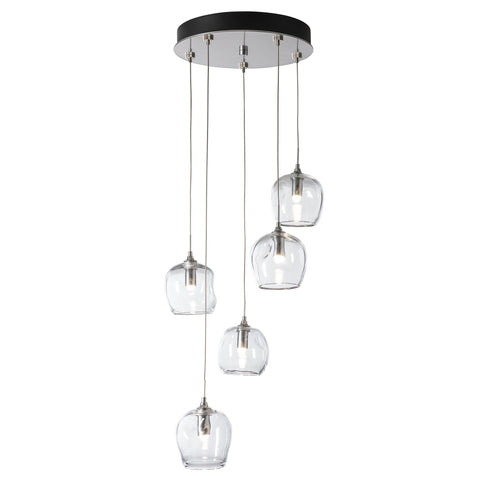 Hubbardton Forge Ume 5 Light Pendant Model: 131123-SKT-STND-85-YL0709