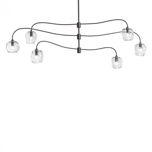 Hubbardton Forge Ume 6 Light Large Pendant Model: 136357-SKT-MULT-82-ZM0709