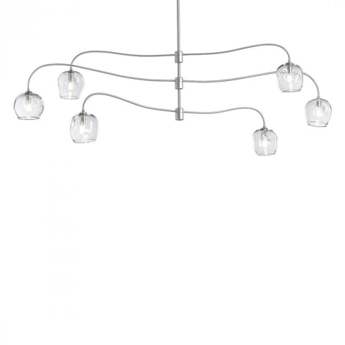 Hubbardton Forge Ume 6 Light Large Pendant Model: 136357-SKT-MULT-82-ZM0709