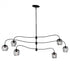 Hubbardton Forge Ume 6 Light Large Pendant Model: 136357-SKT-MULT-84-FD0710