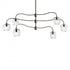 Hubbardton Forge Ume 6 Light Pendant Model: 136355-SKT-MULT-82-YL0709
