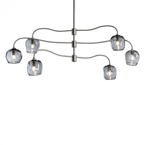 Hubbardton Forge Ume 6 Light Pendant Model: 136355-SKT-MULT-82-YL0709