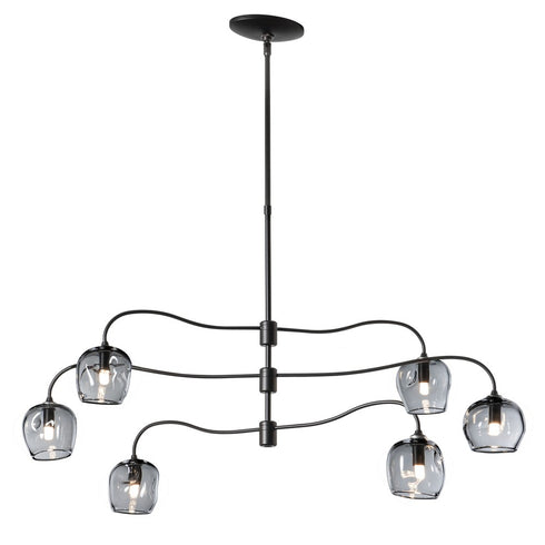 Hubbardton Forge Ume 6 Light Pendant Model: 136355-SKT-MULT-82-ZM0709