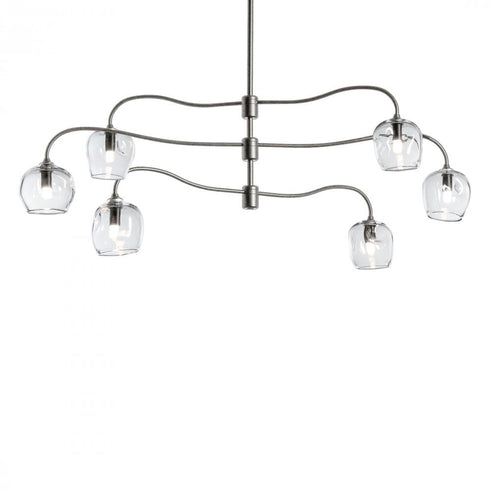 Hubbardton Forge Ume 6 Light Pendant Model: 136355-SKT-MULT-82-ZM0709