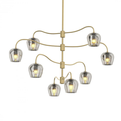 Hubbardton Forge Ume 8 Light Pendant Model: 136359-SKT-MULT-84-FD0710
