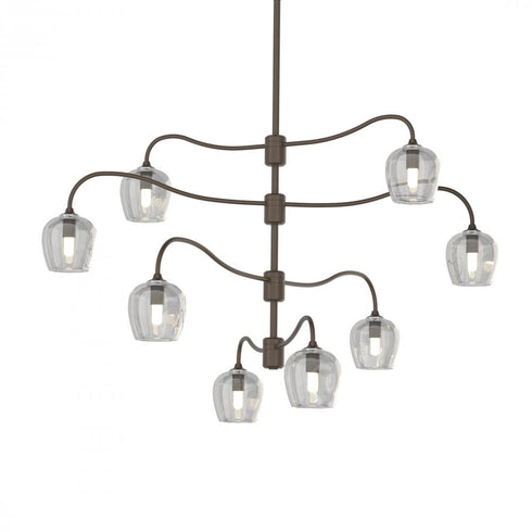 Hubbardton Forge Ume 8 Light Pendant Model: 136359-SKT-MULT-84-FD0710