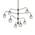 Hubbardton Forge Ume 8 Light Pendant Model: 136359-SKT-MULT-84-FD0710
