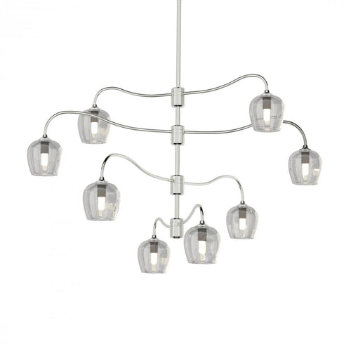 Hubbardton Forge Ume 8 Light Pendant Model: 136359-SKT-MULT-84-FD0710