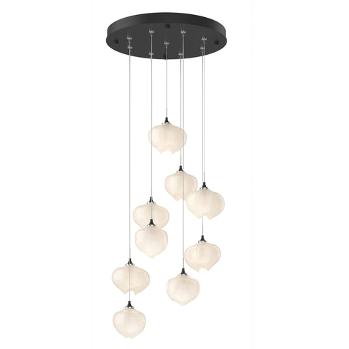 Hubbardton Forge Ume 9 Light Pendant in Bronze Finish Model: 131103-SKT-LONG-05-FD0710