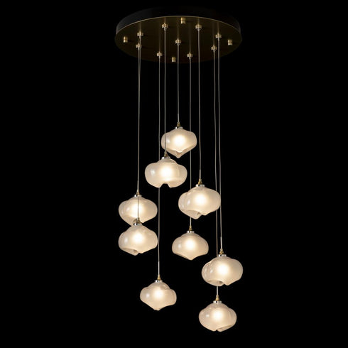 Hubbardton Forge Ume 9 Light Round Pendant Model: 131103-SKT-STND-07-YL0709