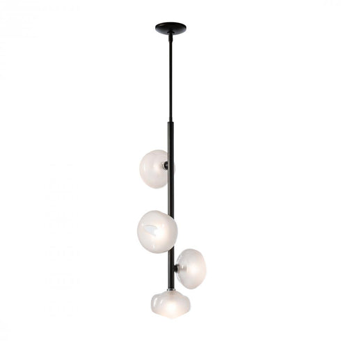 Hubbardton Forge Ume Vertical Pendant in Oil Rubbed Bronze Finish Model: 131610-SKT-MULT-14-FD0710