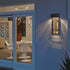 Hubbardton Forge Ursa Large LED Outdoor Sconce in Coastal Oil Rubbed Bronze Finish Model: 302503-LED-14-II0397