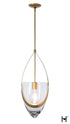 Hubbardton Forge Vaso Pendant in Modern Brass Finish Model: 187468-SKT-MULT-86-ZM0838