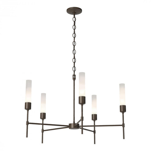 Hubbardton Forge Vela 5 Arm Chandelier Model: 105045-SKT-07-ZM0611